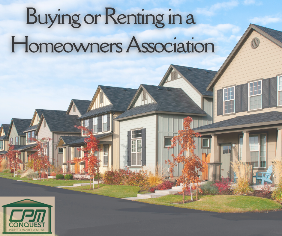 Buying or Renting in a Homeowners Association