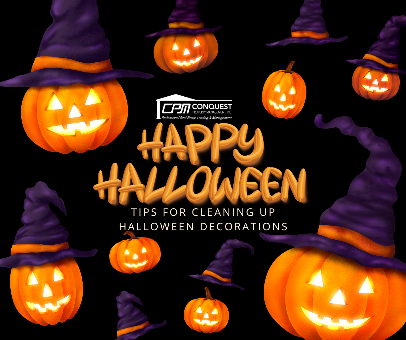 Tips for Cleaning up Halloween Decorations