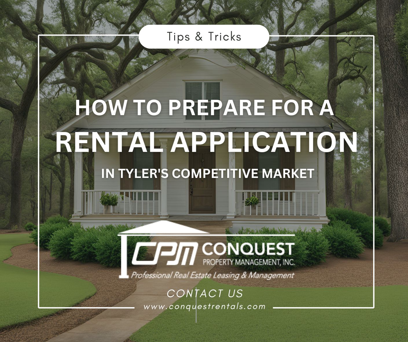 Conquest Rentals - Serving Tyler, TX and East Texas with premier property management and rental services.